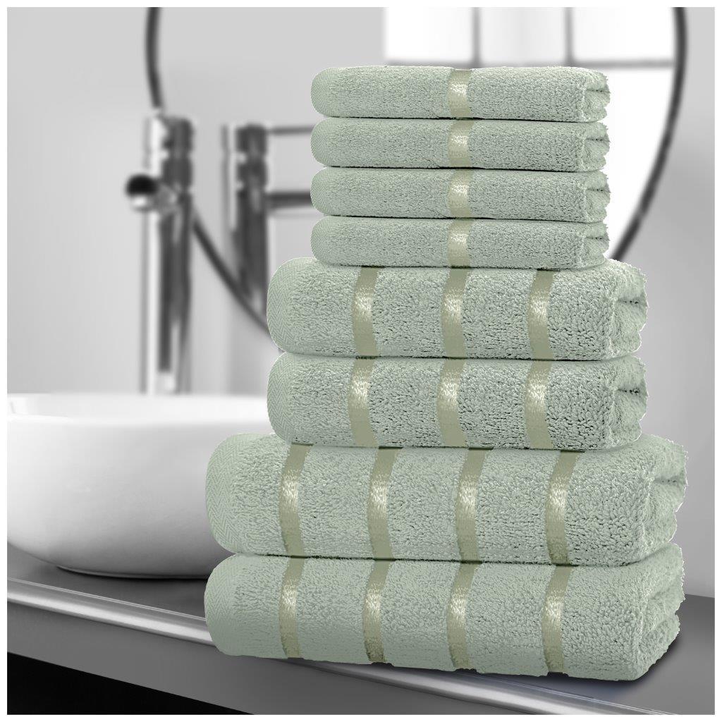 8-Piece Egyptian Cotton Towel Set