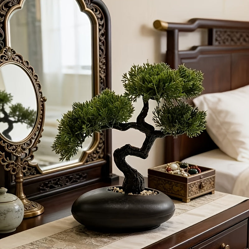 High-Quality Artificial Welcome Pine Bonsai Tree