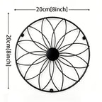 Round Decorative Metal Heat-Resistant Trivet