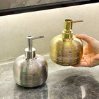 Champagne Gold Ceramic Soap Dispenser
