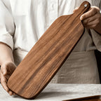 Acacia Wood Charcuterie Board with Handles – Set of 2