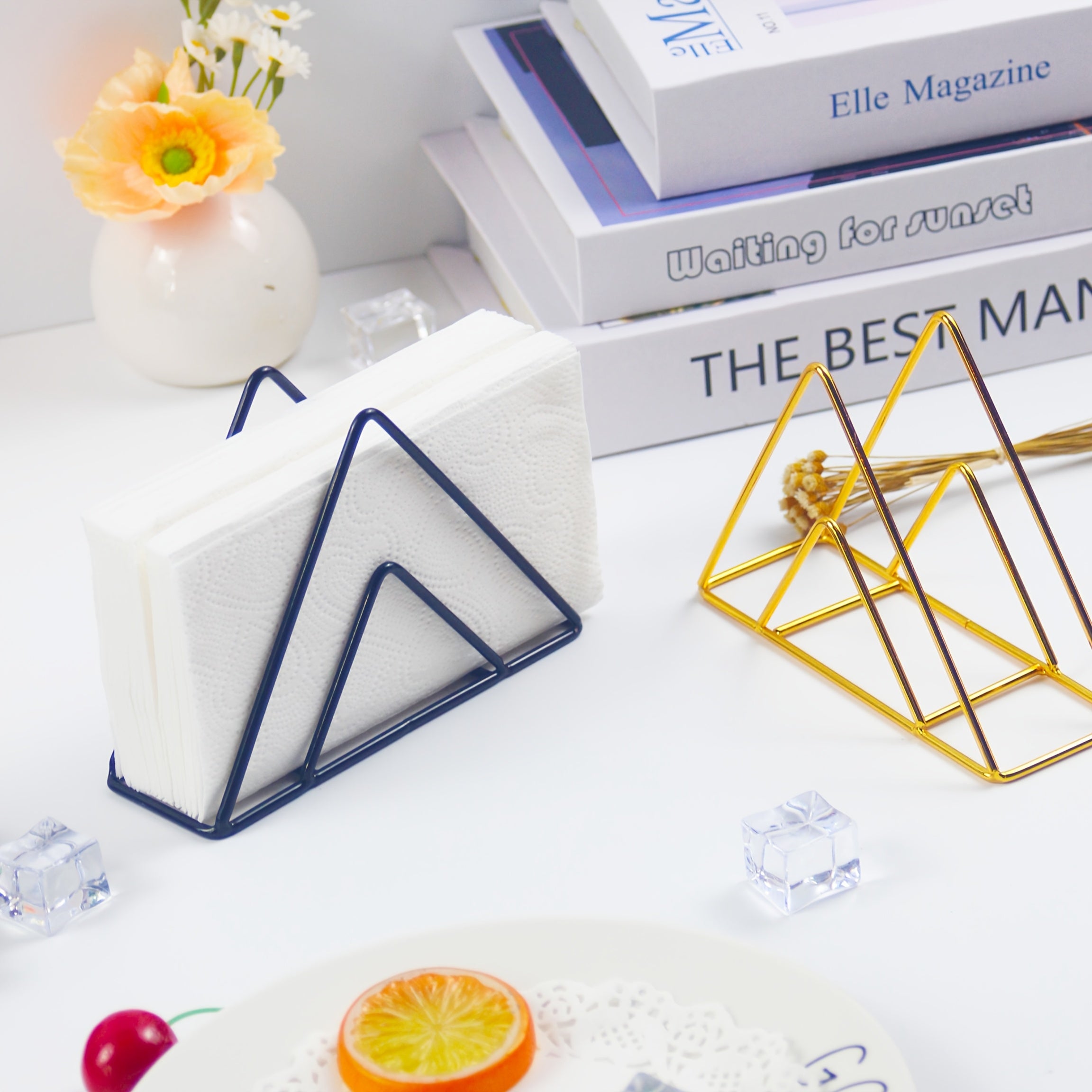 Cast Iron Triangle Napkin Holder