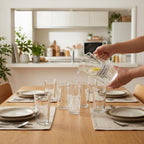 Set of 6 Clear Tempered Glass Tumblers – 280ml