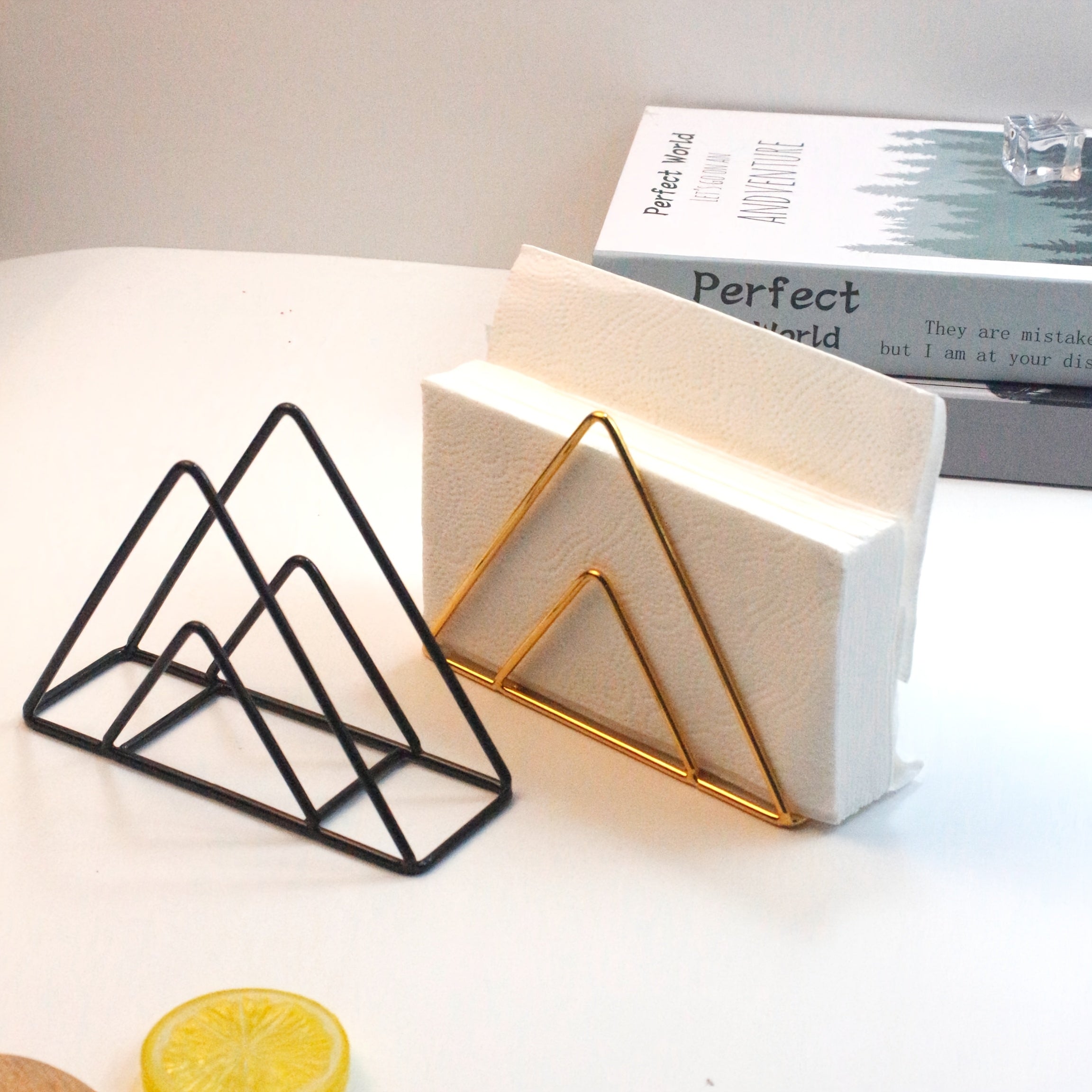 Cast Iron Triangle Napkin Holder