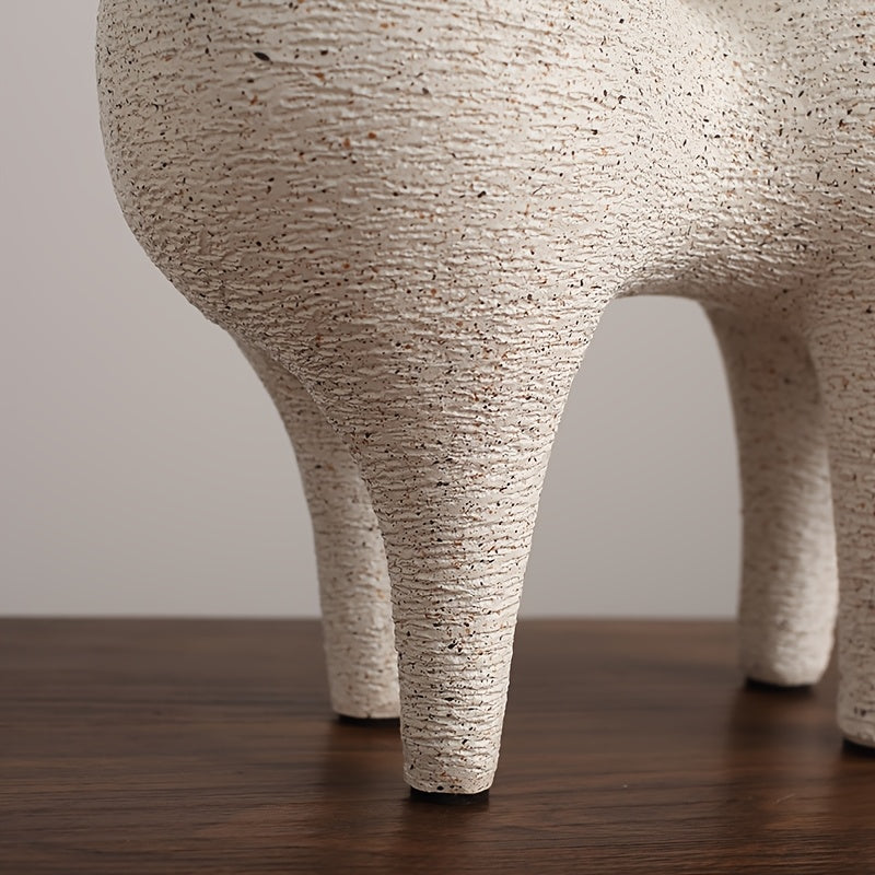 Handcrafted Resin Abstract Horse Sculpture