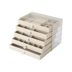 Clear 5-Drawer Jewellery Display Organiser