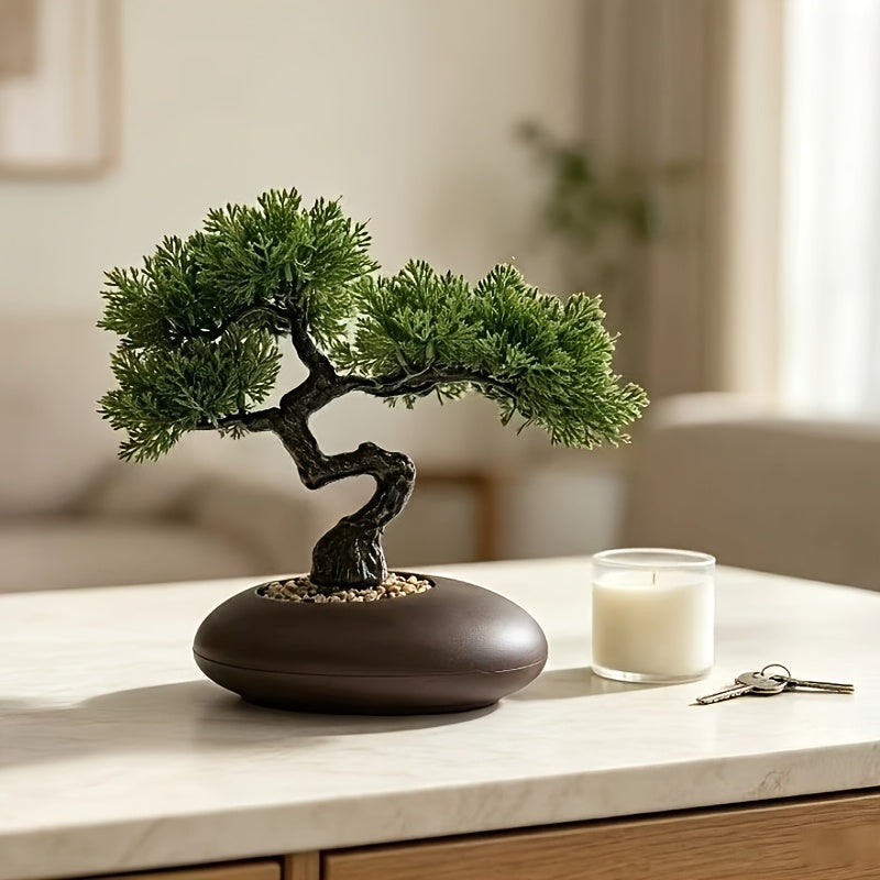 High-Quality Artificial Welcome Pine Bonsai Tree