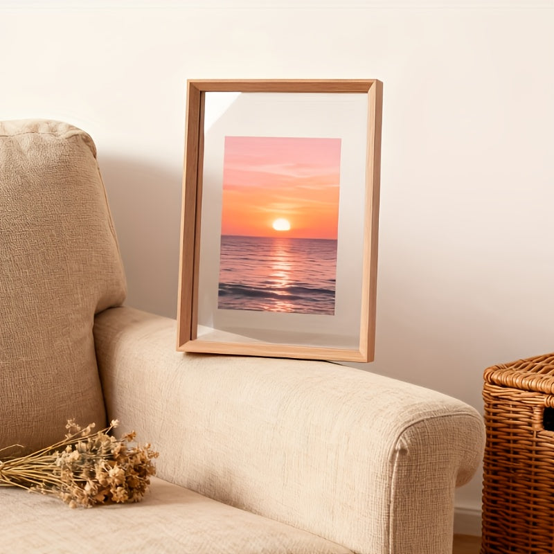 Double-Sided Acrylic Photo Display Frame