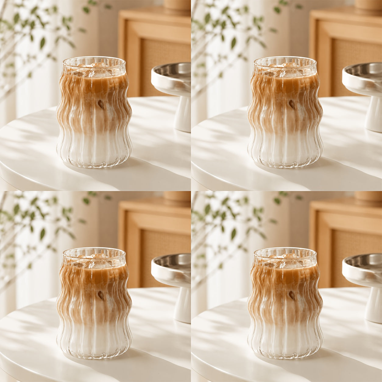500ml Cloud Borosilicate Glass Tumbler