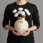 6-Inch Rustic Boho Terracotta Ceramic Vase