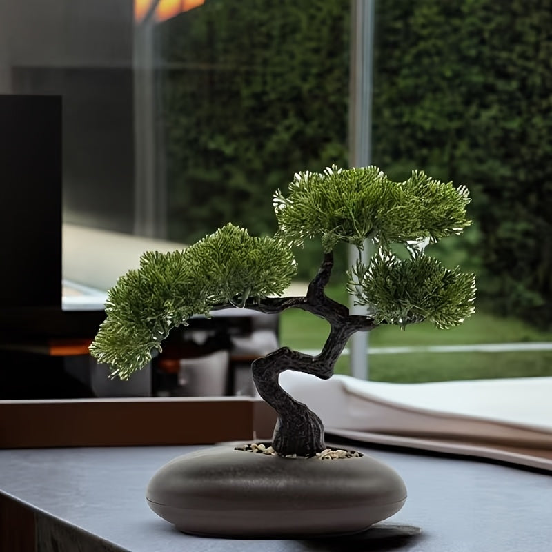 High-Quality Artificial Welcome Pine Bonsai Tree