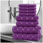 8-Piece Egyptian Cotton Towel Set