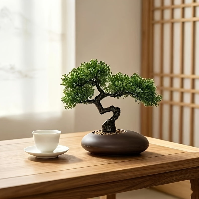 High-Quality Artificial Welcome Pine Bonsai Tree