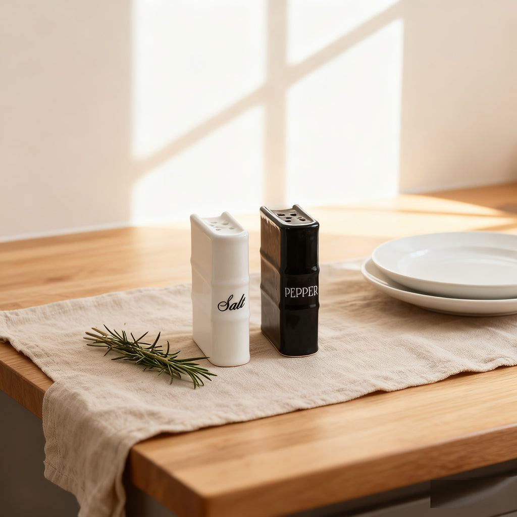 Book-Shaped Salt & Pepper Shaker Set
