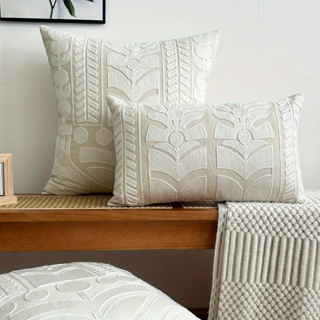 Embroidered Leisure Cushion Cover