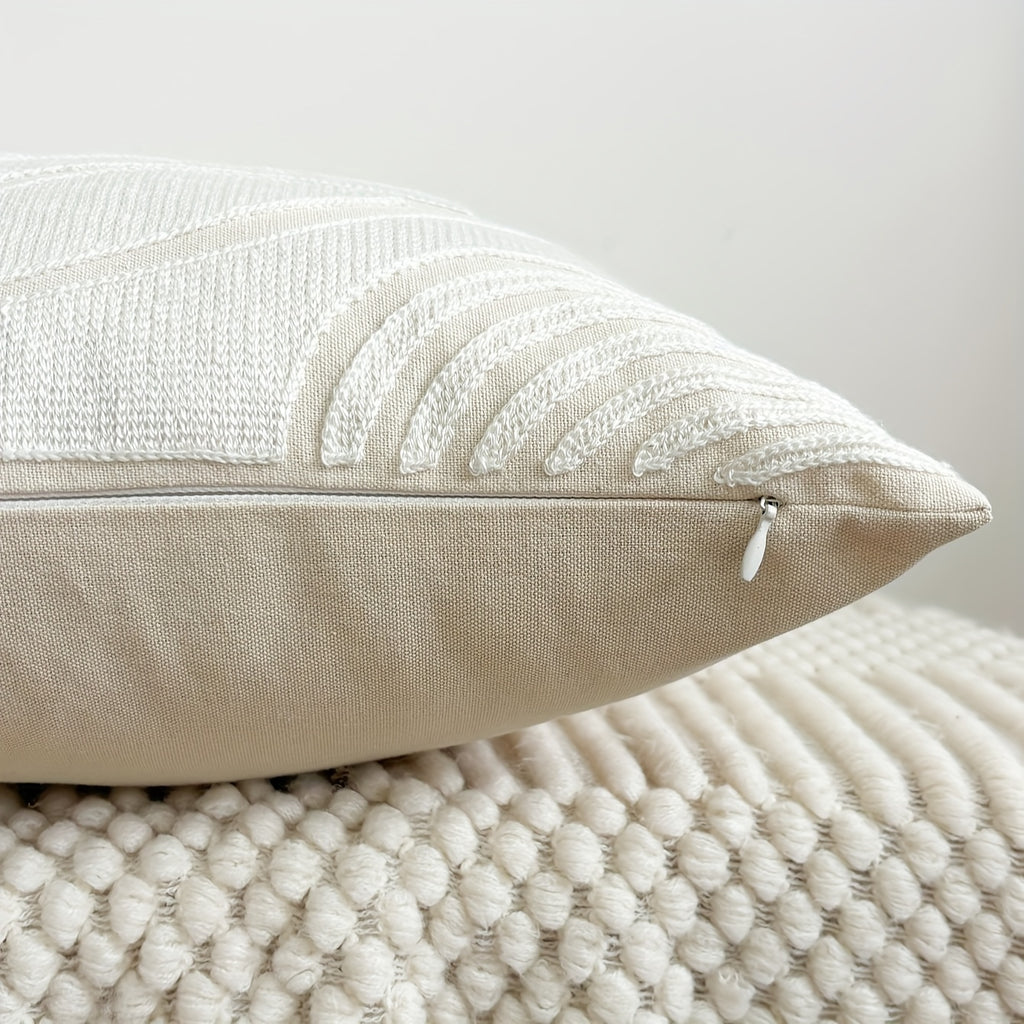 Embroidered Leisure Cushion Cover