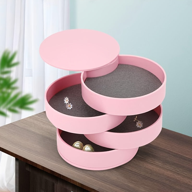 Rotating Hair Accessory Organiser with Lid