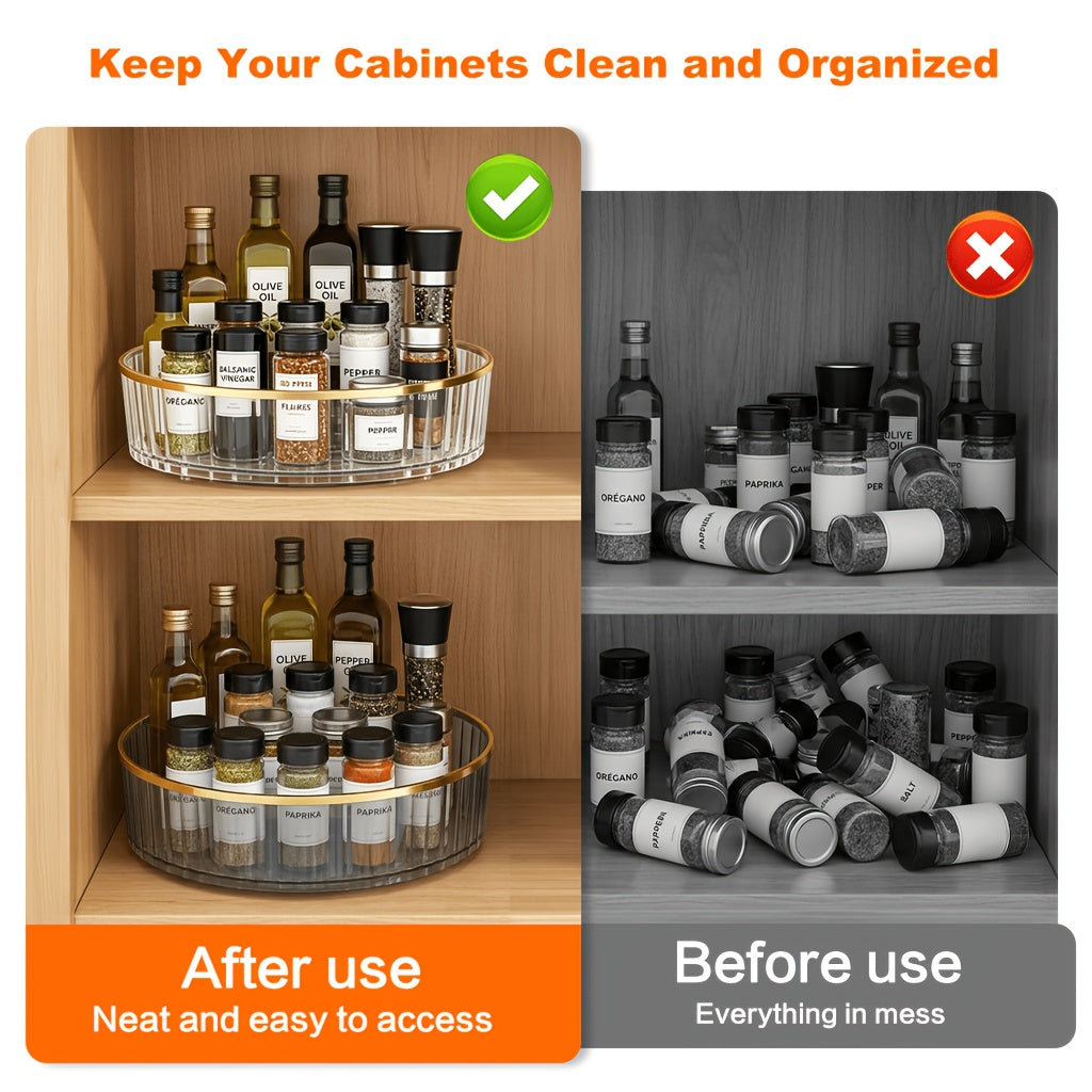 360° Rotating Lazy Susan Kitchen Organiser