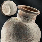 6-Inch Rustic Boho Terracotta Ceramic Vase