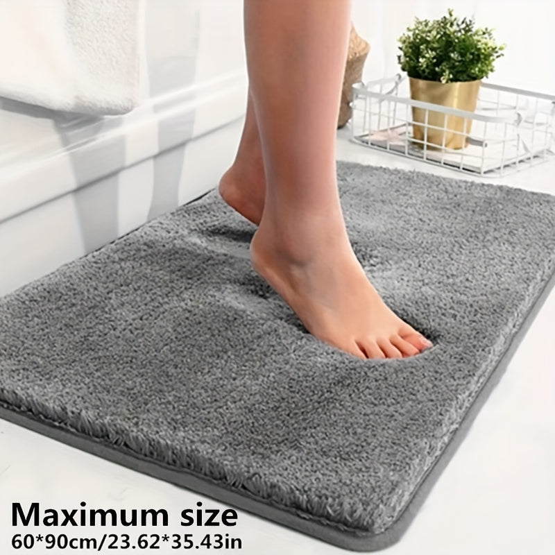 Thick Long-Pile Microfibre Bath Mat