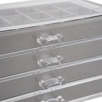 4-Layer Clear Acrylic Jewellery Organiser