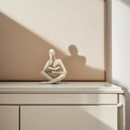 Reading Thinker Sandstone Abstract Art Statue