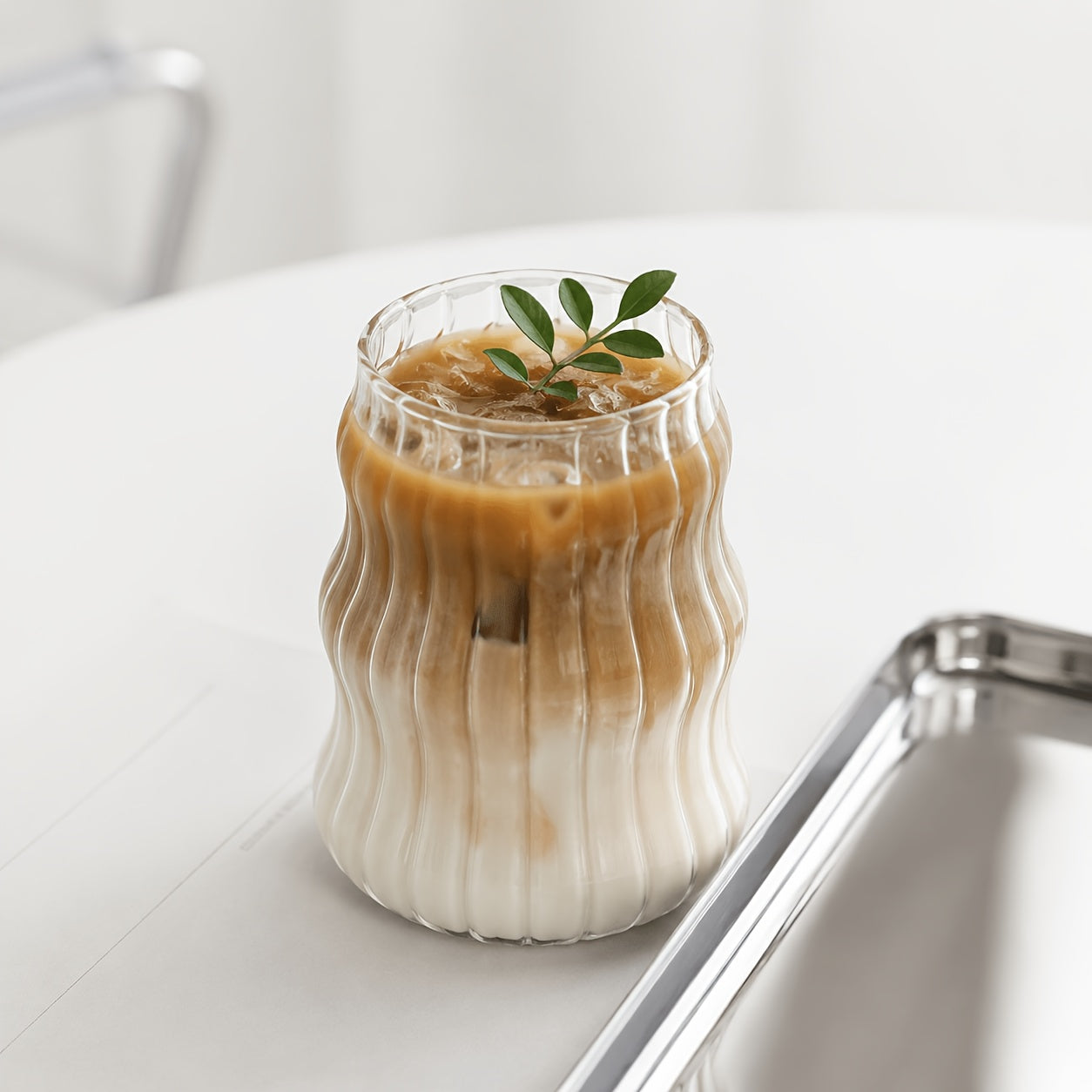 500ml Cloud Borosilicate Glass Tumbler