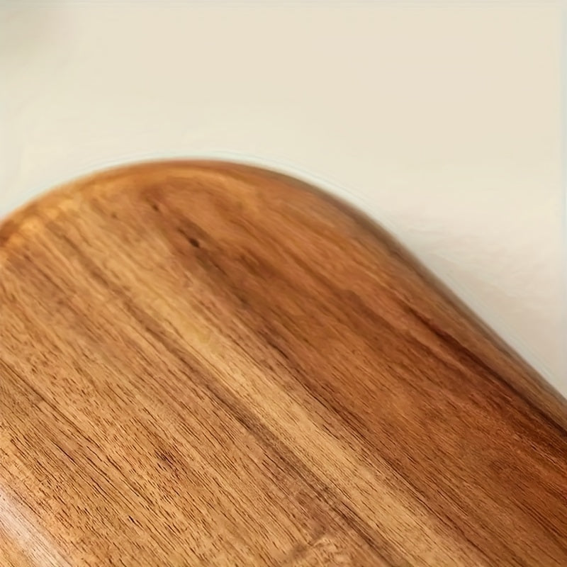 Japanese-Style Oval Wooden Tray