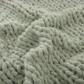 Chunky Knit Chenille Throw – 100% Polyester