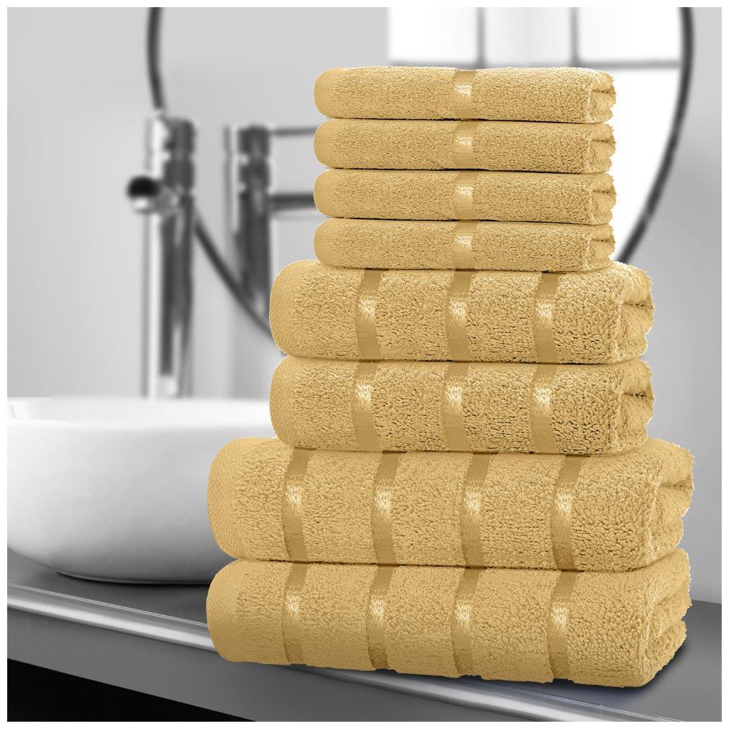8-Piece Egyptian Cotton Towel Set