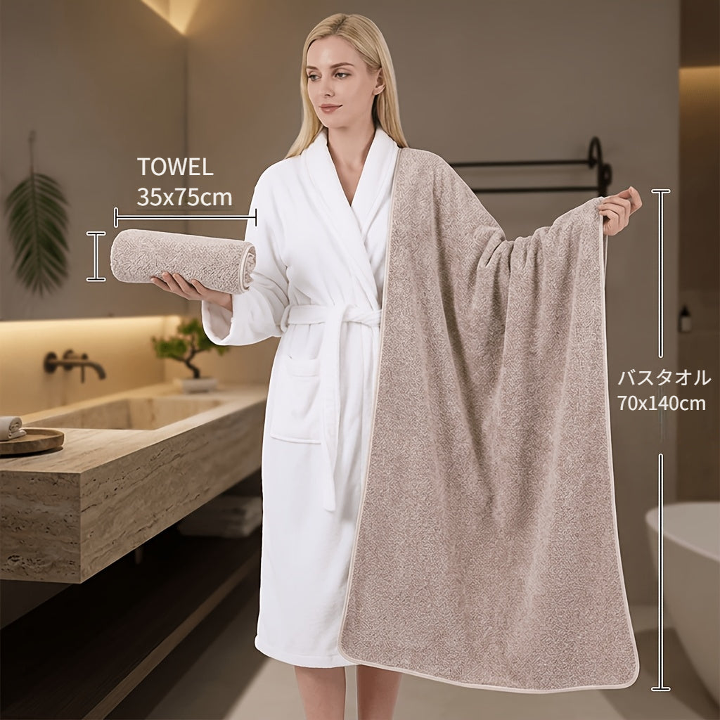 6-Piece Coral Towel Set – 3 Bath & 3 Hand Towels
