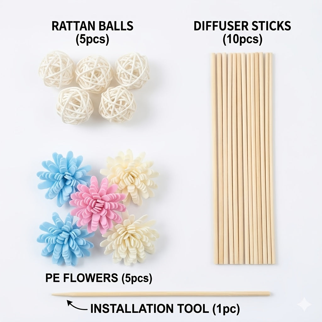 Floral PE Reed Diffuser Sticks