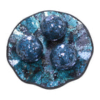 Mosaic Glass Decorative Ball with Wavy Edge
