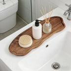 Cloud-Shaped Wooden Bathroom Tray