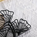 Ginkgo Leaf Metal Napkin Holder