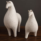 Handcrafted Resin Abstract Horse Sculpture