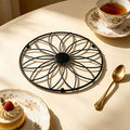 Round Decorative Metal Heat-Resistant Trivet