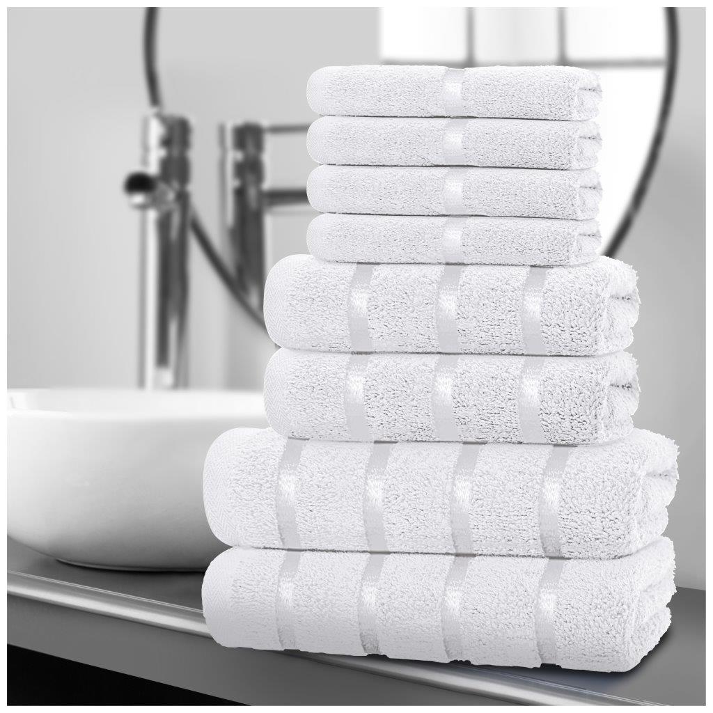 8-Piece Egyptian Cotton Towel Set