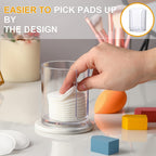 Acrylic Hair Tie Organiser with Bamboo Lid