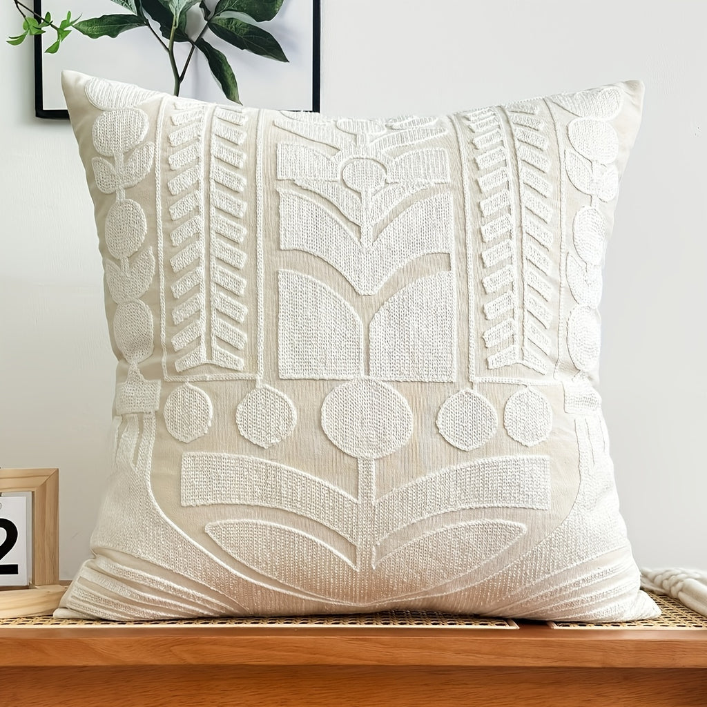 Embroidered Leisure Cushion Cover