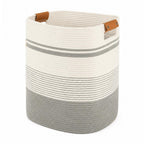 Large Cotton Rope Storage Basket with Handles