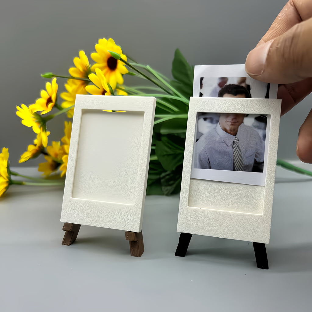 White Mini Instax Photo Frame – Easel Stand