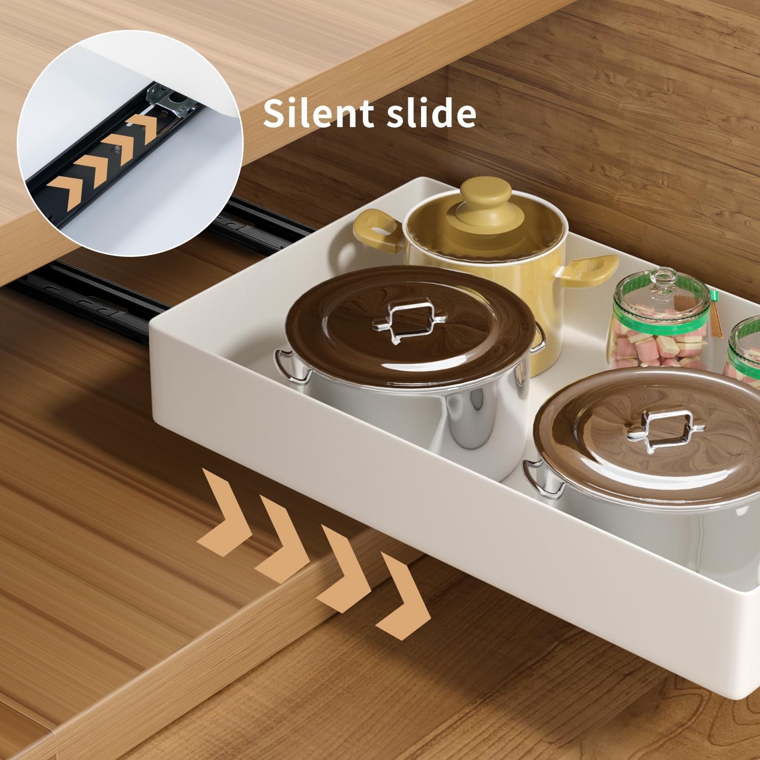 Expandable Drawer Organiser with Nano Adhesive
