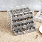 4-Layer Clear Acrylic Jewellery Organiser