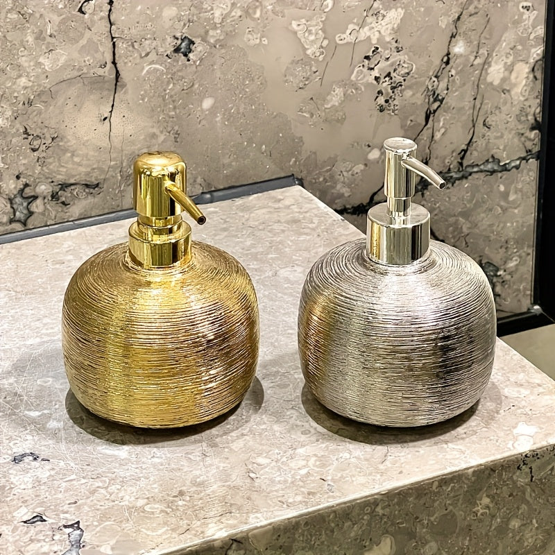 Champagne Gold Ceramic Soap Dispenser