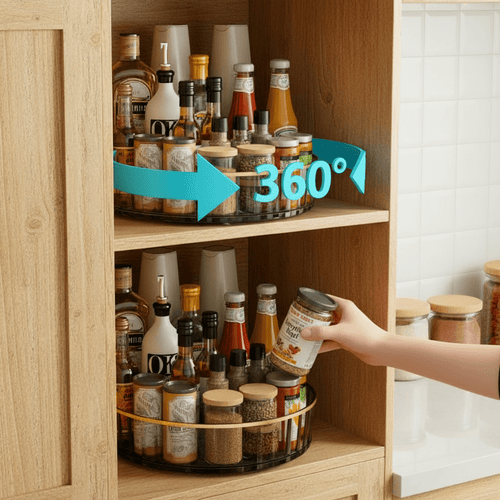 360° Rotating Lazy Susan Kitchen Organiser