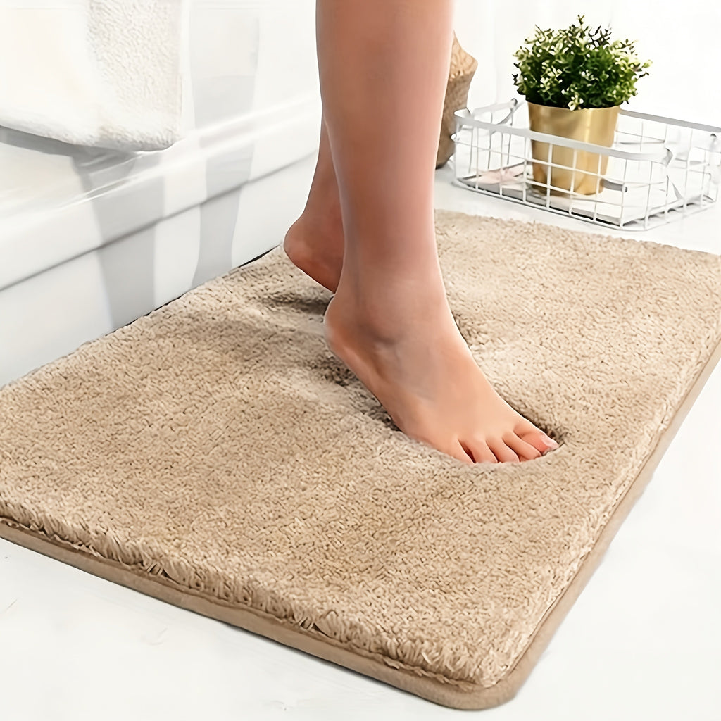 Thick Long-Pile Microfibre Bath Mat