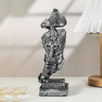Silent Man Abstract Resin Sculpture