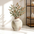 6-Inch Rustic Boho Terracotta Ceramic Vase