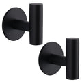 2 Heavy-Duty Adhesive Stainless Steel Hooks